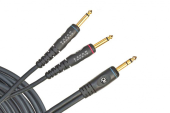 PW-INS-10 Custom Series Инструментальный кабель 3.05м, 1/4" стерео -  2х 1/4" моно, Planet Waves от магазина Соло в Иркутске