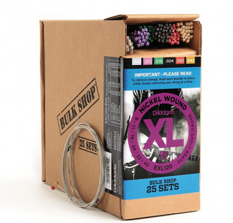 EXL120-B25 XL Nickel Струны для электрогитары, 25 комплектов, Super Light, 9-42, D'Addario от магазина Соло в Иркутске
