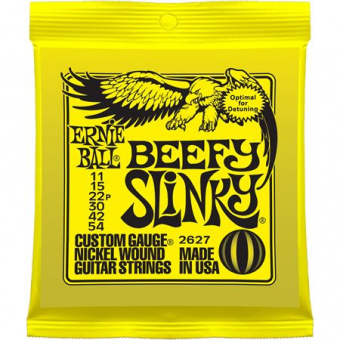 P02627 Beefy Slinky Комплект струн для  электрогитары, никель, 11-54, Ernie Ball от магазина Соло в Иркутске