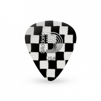 1CCB6-10 Checkerboard Медиаторы, целлулоид, расцветка шахматы, 10шт, толстые, Planet Waves от магазина Соло в Иркутске