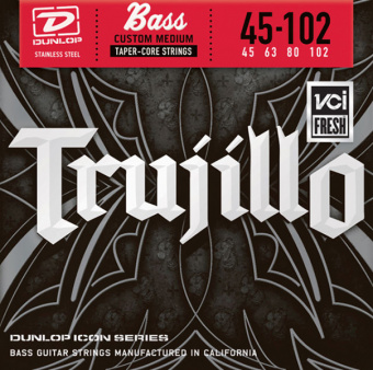 RTT45102T Robert Trujillo Icon Комплект струн для бас-гитары, Medium, нерж.сталь, 45-102, Dunlop от магазина Соло в Иркутске
