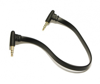 AD-440 Кабель акустический, 3,5мм-3,5мм, стерео, 22см, Fischer Audio от магазина Соло в Иркутске