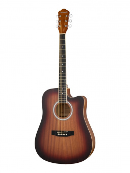 HS-4140-MAS Акустическая гитара, с вырезом, красный санберст, Naranda от магазина Соло в Иркутске