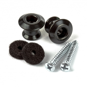 2PSLS033BK Straplok Dual Крепление ремня, черное, Dunlop от магазина Соло в Иркутске