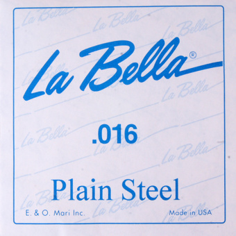 PS016 Отдельная стальная струна, 016, La Bella от магазина Соло в Иркутске