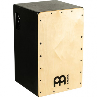 PSC100B Pickup Snarecraft Series Кахон 19 3/4" со звукоснимателем, черный/натуральный, Meinl от магазина Соло в Иркутске