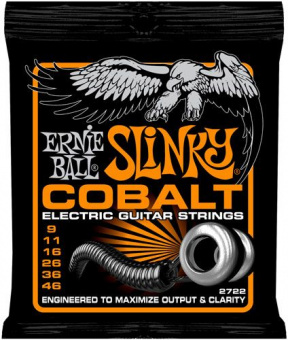 P02722 Cobalt Hybrid Slinky Комплект cтрун для электрогитары, кобальт 9-46, Ernie Ball от магазина Соло в Иркутске
