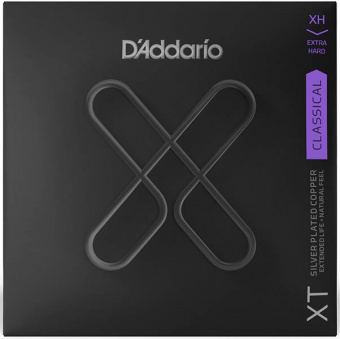 XTC44 Комплект струн для классической гитары, посеребр., оч/сильное натяж., с покрытием, D'Addario от магазина Соло в Иркутске