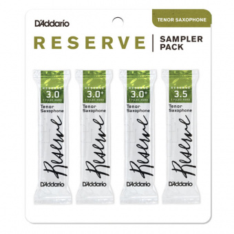 DRS-K30 Reserve Набор тростей для саксофона тенор, размер 3.0-3.5, 4шт, Rico от магазина Соло в Иркутске
