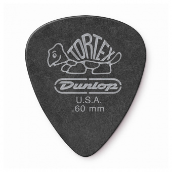 488R.60 Tortex Pitch Black Standard Медиаторы 72шт, толщина 0,60мм, Dunlop от магазина Соло в Иркутске