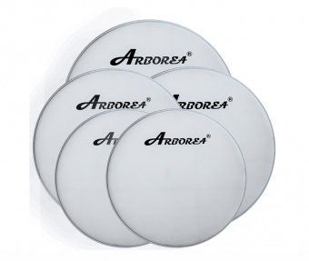 ARDLW-08 Пластик для малого и том барабана 8", белый, Arborea от магазина Соло в Иркутске