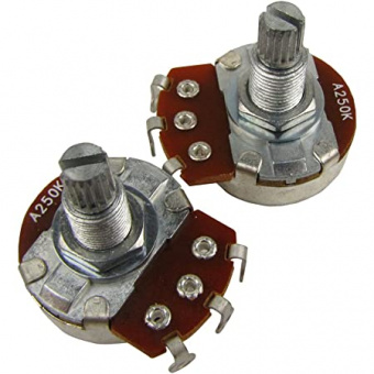 M595 Потенциометр A250K (лог), 2шт, Musiclily от магазина Соло в Иркутске