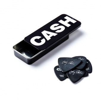 JCPT04H Johnny Cash Bold Медиаторы 6шт, толстые, в коробочке, Dunlop от магазина Соло в Иркутске