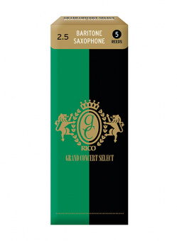 RGC05BSX250 Grand Concert Select Трости для саксофона баритон, размер 2.5, 5шт, Rico от магазина Соло в Иркутске