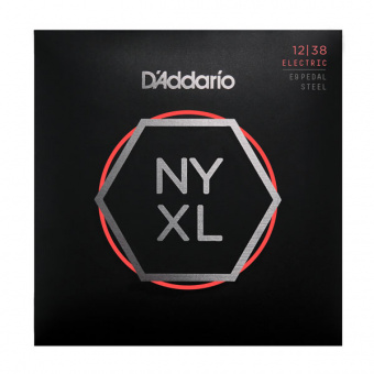 NYXL1238PS NYXL Комплект струн для педальной слайд-гитары E-9, Custom Medium, 12-38, D'Addario от магазина Соло в Иркутске