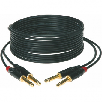KMPP0300 KeyMaster Коммутационный кабель, 2xJack 6.35мм 2p-2хJack 6.35мм 2p, 3м, Klotz от магазина Соло в Иркутске
