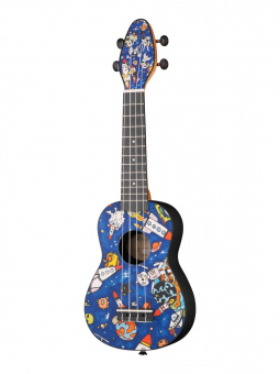 K2-SP Keiki Designer Series Укулеле сопрано, с чехлом и тюнером, Ortega от магазина Соло в Иркутске